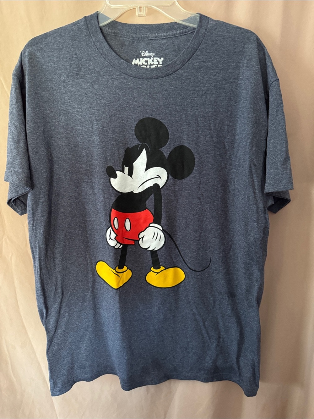 Disney Vintage-Style Mickey Tee - Navy, Red & Yellow